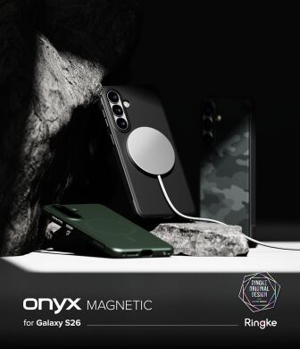Захисний чохол Ringke Onyx Magnetic (FP) для Samsung Galaxy S26 (S942) 8800328816503 - Black