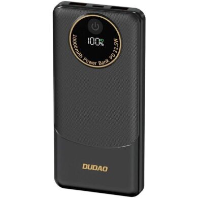 Зовнішній акумулятор Dudao K12Pro 22.5W (10000mAh) 6976625333882 - Black