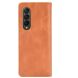 Чехол Deexe Retro Style (FF) для Samsung Galaxy Fold 4 - Brown. Фото 3 из 9