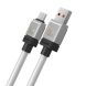 Кабель Baseus CoolPlay Series USB to Type-C (100W, 2m) CAKW000701 - White. Фото 3 из 23