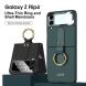 Захисний чохол GKK Ring Holder для Samsung Galaxy Flip 4 - Matcha Green