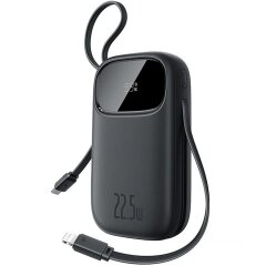 Зовнішній акумулятор Baseus EnerFill FC31 22.5W (10000mAh) + кабель Type-C + Lightning (PPQD3) - Cosmic Black