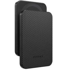 Внешний аккумулятор Pitaka Aramid Fiber Magnetic Qi2 20W (10000mAh) PBQ2501 - Black / Grey (Twill)