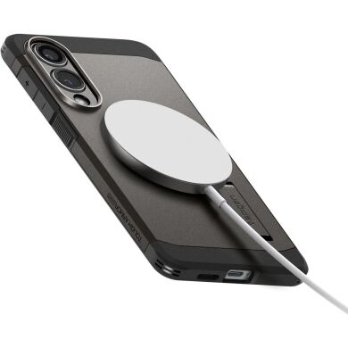 Защитный чехол Spigen (SGP) Tough Armor (MagFit) для Samsung Galaxy S25 Edge (S937) ACS09423 - Gunmetal