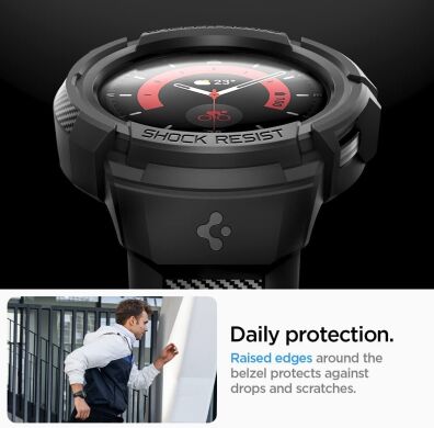 Захисний чохол Spigen (SGP) Rugged Armor Pro (FW) для Samsung Galaxy Watch 5 Pro (45mm) - Vintage Khaki