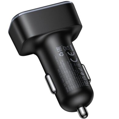 Автомобильное зарядное устройство Hoco Z63 60W (2USB + 2Type-C) - Black