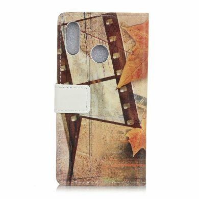 Чехол Deexe Life Style Wallet для Samsung Galaxy A10s (A107) - Maple Leaves and Eiffel Tower