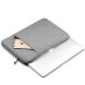 Чехол Deexe Nylon Case для планшетов и ноутбуков диагональю до 13 дюймов - Light Grey. Фото 4 из 5