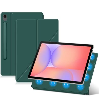 Чохол Deexe Origami Stand для Samsung Galaxy Tab S10 Lite (X400/X406) - Green