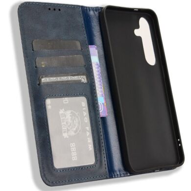 Чохол Deexe Retro Style для Samsung Galaxy S26 (S942) - Blue