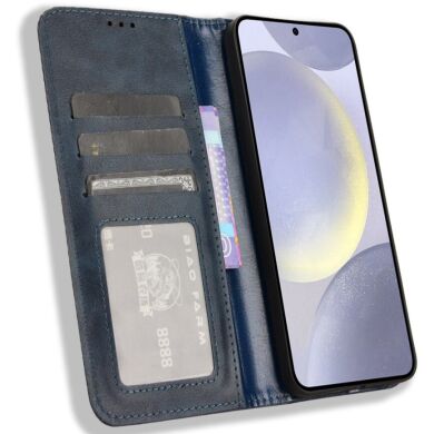 Чохол Deexe Retro Style для Samsung Galaxy S26 (S942) - Blue