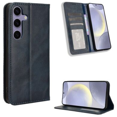 Чохол Deexe Retro Style для Samsung Galaxy S26 (S942) - Blue