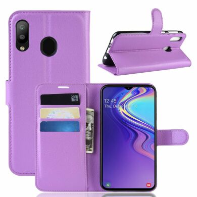 Чохол-книжка Deexe Book Type для Samsung Galaxy M20 (M205) - Purple