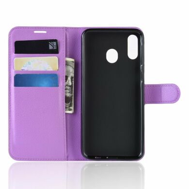 Чохол-книжка Deexe Book Type для Samsung Galaxy M20 (M205) - Purple