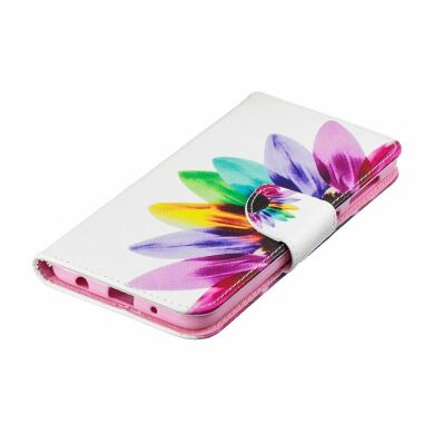 Чехол-книжка Deexe Color Wallet для Samsung Galaxy A10 (A105) - Colorful Petals