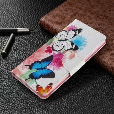 Чохол-книжка Deexe Color Wallet для Samsung Galaxy A51 (А515) - Vivid Butterflies