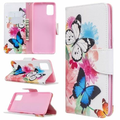 Чохол-книжка Deexe Color Wallet для Samsung Galaxy A51 (А515) - Vivid Butterflies