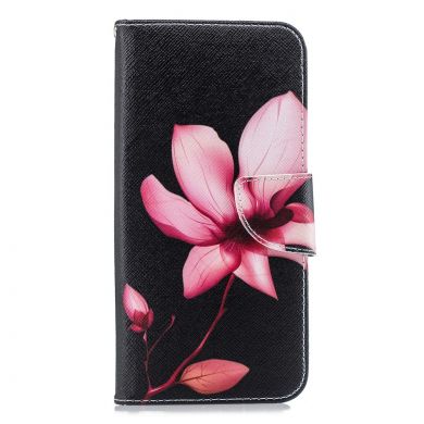 Чехол-книжка Deexe Color Wallet для Samsung Galaxy J4+ (J415) - Pink Flower