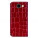 Чохол-книжка Deexe Glittery Crocodile для Samsung Galaxy J4+ (J415), Red