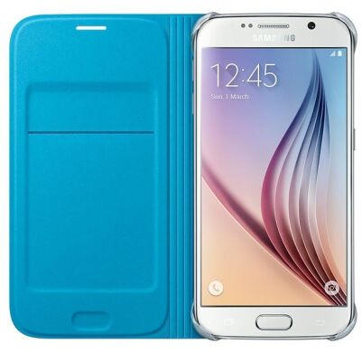 Чехол Flip Wallet PU для Samsung S6 (G920) EF-WG920PLEGRU - Blue