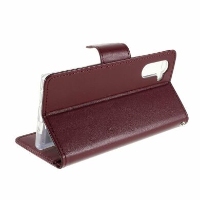 Чохол-книжка MERCURY Bravo Diary для Samsung Galaxy Note 10 (N970) - Wine Red