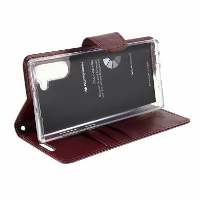 Чохол-книжка MERCURY Bravo Diary для Samsung Galaxy Note 10 (N970) - Wine Red