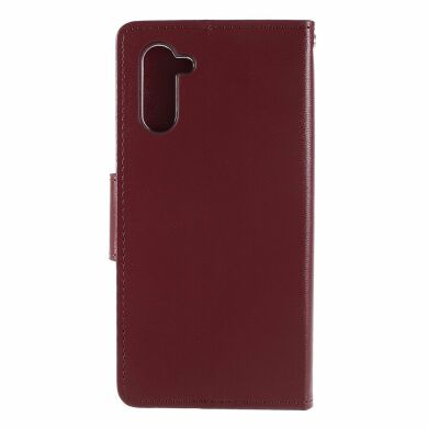Чехол-книжка MERCURY Bravo Diary для Samsung Galaxy Note 10 (N970) - Wine Red