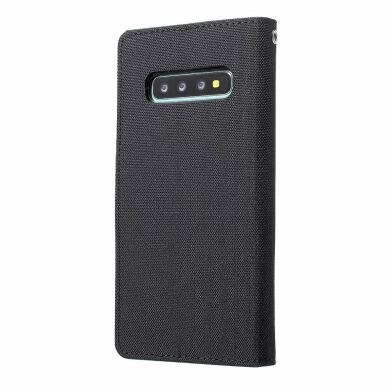 Чехол-книжка MERCURY Canvas Diary для Samsung Galaxy S10 Plus (G975) - Black
