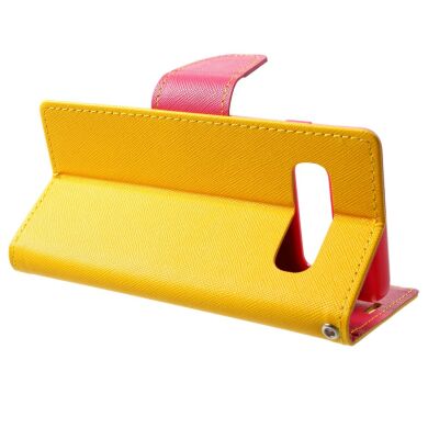 Чохол-книжка MERCURY Fancy Diary для Samsung Galaxy S10 - Yellow