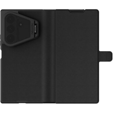 Чохол-книжка NILLKIN Qin Prop Silicone Leather Case для Samsung Galaxy Fold 8 Ultra - Black