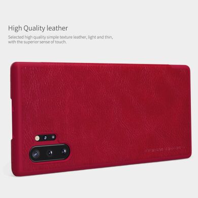Чехол-книжка NILLKIN Qin Series для Samsung Galaxy Note 10+ (N975) - Red