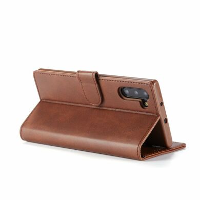 Чехол LC.IMEEKE Wallet Case для Samsung Galaxy Note 10 (N970) - Dark Brown