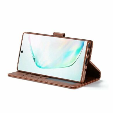 Чохол LC.IMEEKE Wallet Case для Samsung Galaxy Note 10 (N970) - Dark Brown