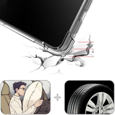 Чехол UniCase Airbag Max для Samsung Galaxy Tab S7 FE / S7 Plus / S8 Plus (T730/736/800/806/970/975) - Transparent