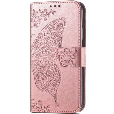 Чохол UniCase Butterfly Pattern для Samsung Galaxy A24 (A245) - Rose Gold