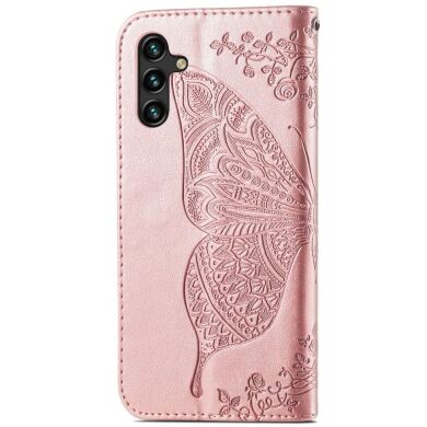 Чохол UniCase Butterfly Pattern для Samsung Galaxy A24 (A245) - Rose Gold