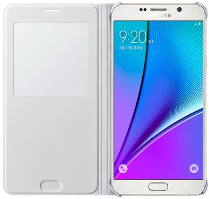 S View Cover! Чохол для Samsung Galaxy Note 5 (N920) EF-CN920P - White