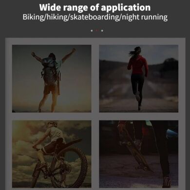 Комплект светоотражающих браслетов BENGGUO Reflective Straps - Green