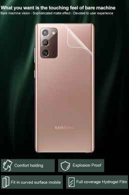 Комплект захисних плівок IMAK Full Coverage Matte Hydrogel Film на задню панель для Samsung Galaxy Note 20 (N980) -