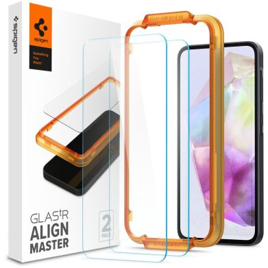 Комплект защитных стекол Spigen (SGP) GLAS.tR AlignMaster для Samsung Galaxy A35 (A356)