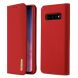 Кожаный чехол DUX DUCIS Wish Series для Samsung Galaxy S10 Plus (G975) - Red. Фото 1 из 16