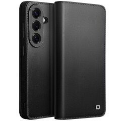 Шкіряний чохол QIALINO Wallet Case для Samsung Galaxy S26 - Black