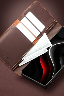 Шкіряний чохол QIALINO Wallet Case для Samsung Galaxy S26 - Black