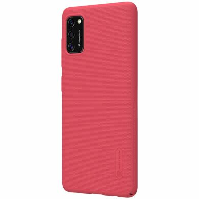 Пластиковый чехол NILLKIN Frosted Shield для Samsung Galaxy A41 (A415) - Red