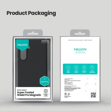 Пластиковый чехол NILLKIN Frosted Shield Pro Magnetic для Samsung Galaxy S25 FE (S731) - Black