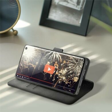 Пластиковий чохол Spigen (SGP) La Manon Wallet Saffiano для Samsung Galaxy S10 (G973) - Black