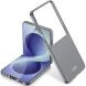 Пластиковый кейс GKK Hard Shell (FF) для Samsung Galaxy Flip 8 - Grey. Фото 1 из 9