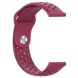 Ремешок Deexe Holes Strap для Samsung Galaxy Gear S3 - Wine Red. Фото 3 из 4