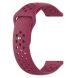 Ремешок Deexe Holes Strap для Samsung Galaxy Gear S3 - Wine Red. Фото 2 из 4