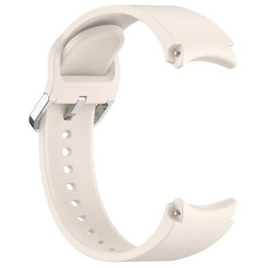 Ремешок Deexe Silicone Band для Samsung Galaxy Watch 4 / 4 Classic / 5 / 5 Pro / 6 / 6 Classic / 7 / FE - Starlight